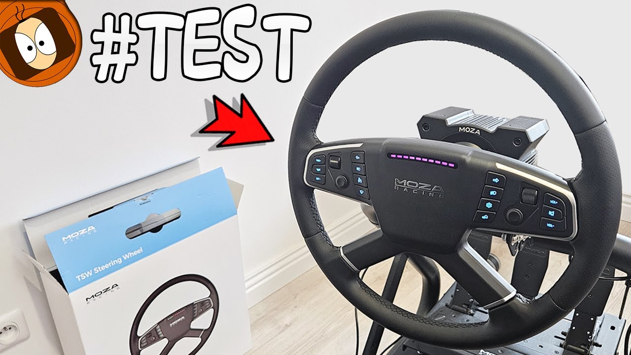 Le Meilleur Volant Camion ? - Test Complet du MOZA TSW Truck Wheel !