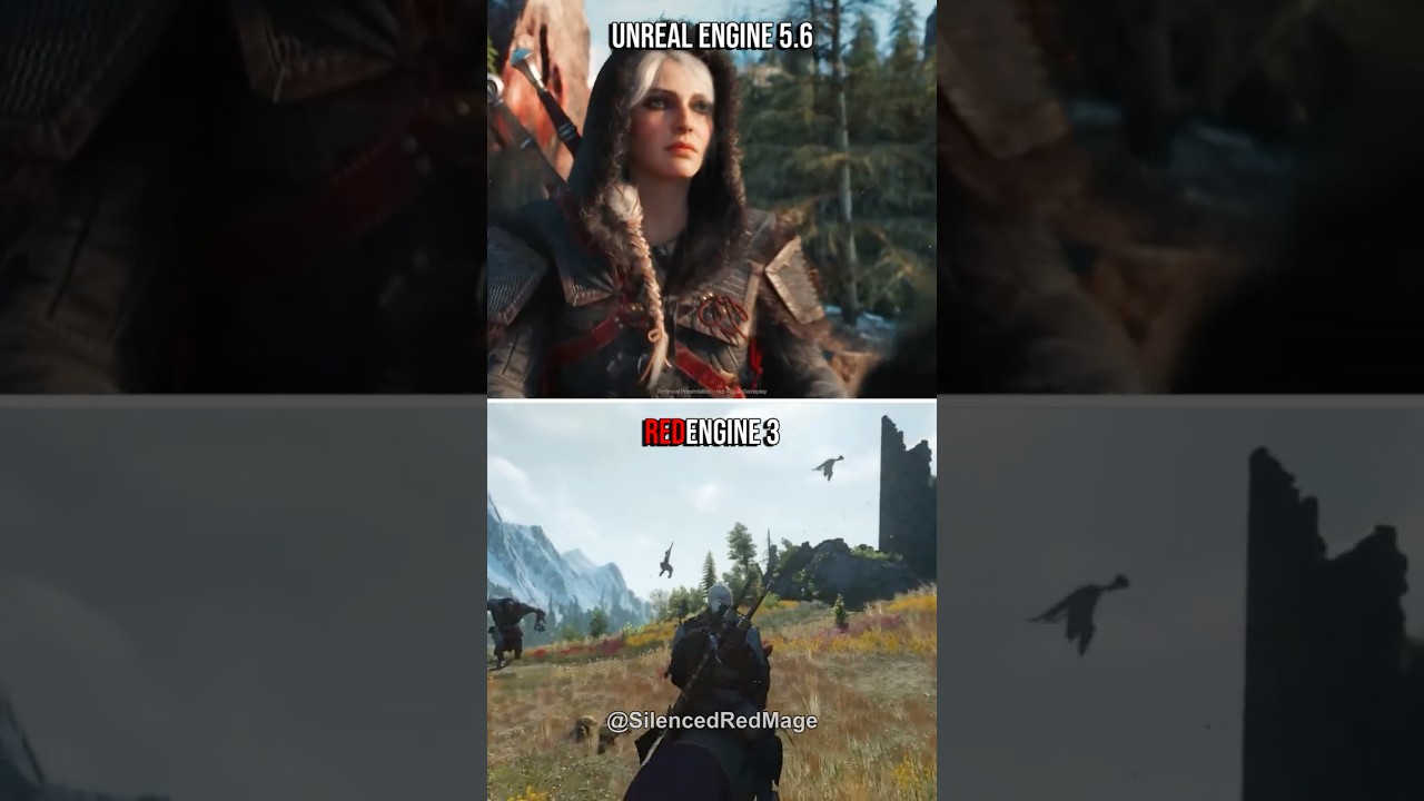 Unreal Engine 5.6 VS REDengine 3 #witcher4