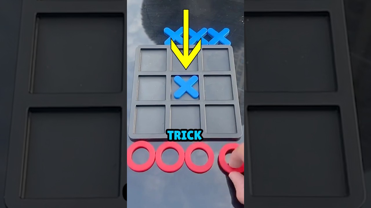 How TO Always Win In Tic Tac Toe 😨