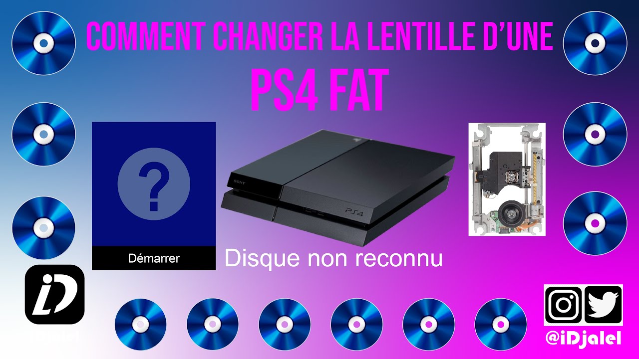 PS4 DISQUE NON RECONNU ? 🔧 CHANGEMENT LENTILLE LECTEUR BLU-RAY